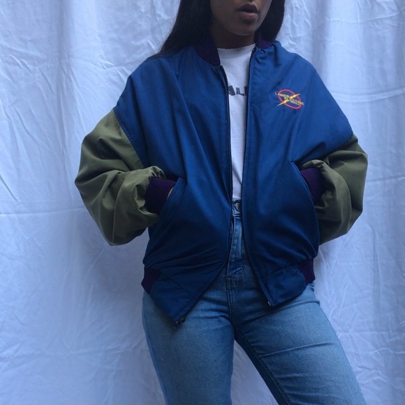 Vintage oversized bomber jacket - Picture 2 of 4